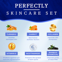 Crème réparatrice visage à la vitamine E pour soins de la peau en marque blanche, élimine les taches brunes et l'hyperpigmentation, ensemble de soins de la peau à la carotte et au curcuma