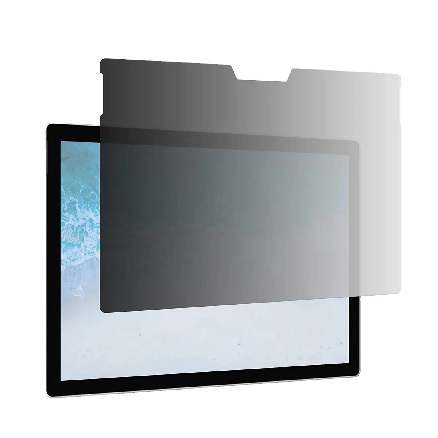 Protector de pantalla autoadhesivo de 4 vías para portátil, filtro de privacidad antideslumbrante, Protector de pantalla azul para Microsoft Surface Pro 4 5 6 7