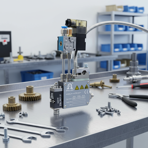 Pistolet à <span class=keywords><strong>colle</strong></span> chaude électrique Weleo pour l'emballage de pain, machine d'emballage de cartons et de bois, applicateurs de perles de <span class=keywords><strong>colle</strong></span> à haute vitesse - Product Image 1