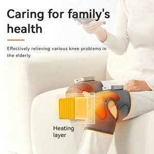 Mesin Pijat Lutut Portabel Tanpa Kabel, Terlaris, dengan Pemanas, Penyangga Lutut, Terapi Pembungkus, Dukungan Fisioterapi dengan Getaran - Product Image 6