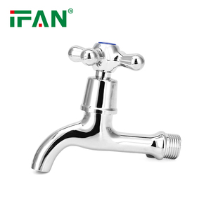 Robinet de lavabo mural à poignée unique en <span class=keywords><strong>zinc</strong></span> IFAN OEM ODM, robinets à poignée unique à débit contrôlé - Product Image 1