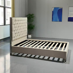 Pinzhi Home Cama de dormitorio tapizada tamaño king de lujo personalizada con almacenamiento para el mercado del Reino Unido e <span class=keywords><strong>Irlanda</strong></span> - Product Image 2