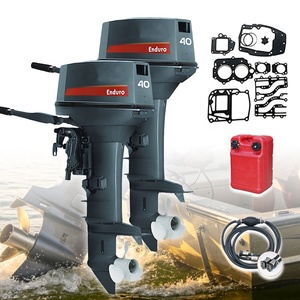 New 40 2 Stroke Long Shaft Gasoline Water Cooling 2 Cylinder 698cc Carburetor <b>Boat</b> <b>Engine</b> - Product Image 4