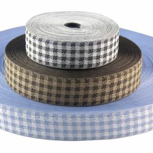Bande de bordure de matelas en polyester tissé à faible nombre de points de jonction, sangle de couture lisse pour usine de matelas - Product Image 6