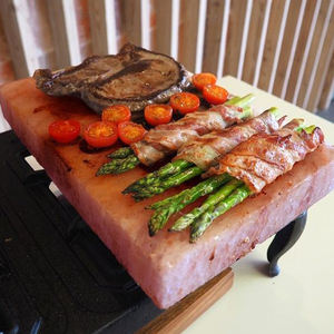 Blocos de sal de cristal, pedras de rocha do Paquistão, azulejos de sal rosa do Himalaia, tijolos de sal para paredes, churrasco a granel - Product Image 4