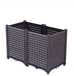 Caja de plantación de terraza de jardín, cama elevada, maceta vegetal, maceta de jardín elevada de plástico - Product Image 2