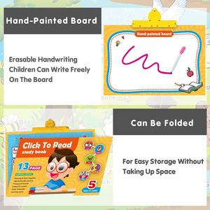 <span class=keywords><strong>โปสเตอร์</strong></span>อิเล็กทรอนิกส์สำหรับเด็ก 13 in 1 พร้อมเ<span class=keywords><strong>สี</strong></span>ยงพูด แผนภูมิติดผนังแบบอินเทอร์แอคทีฟ คลิกเพื่ออ่าน หนังสือเรียนรู้ ของเล่นเพื่อการศึกษาปฐมวัย - Product Image 5