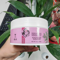 Masque Capillaire Hydratant Revitalisant Profond Nuit au Chebe, Avocat et Huile de Coco pour Cheveux Bouclés