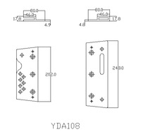 Composants de suspension pour enceintes Line Array de 12 pouces en aluminium