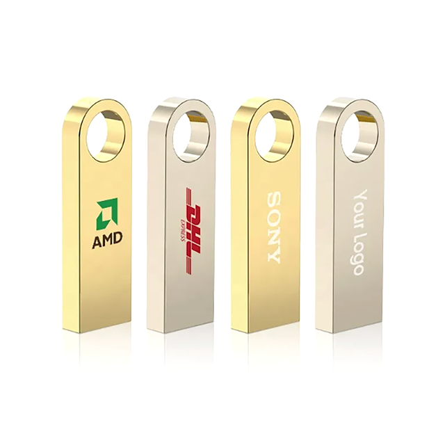 Factory Bulk-Price Metal USB Flash Drive 32GB/64GB/128GB USB2.0/3.0 10-100mbs Read/Write 1-Year Warranty Custom Logo USB