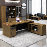 Meubles de bureau commerciaux de luxe personnalisés en forme de L, bureau de PDG moderne, hauteur réglable, pliable, extensible, en bois, facile à assembler