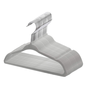 Tiết Kiệm Không Gian Trẻ Em Quần Áo Móc Nhung Kích Thước Nhỏ Cao Cấp Trẻ Em Trắng Đổ Xô Nhung Móc Bán Buôn - Product Image 3