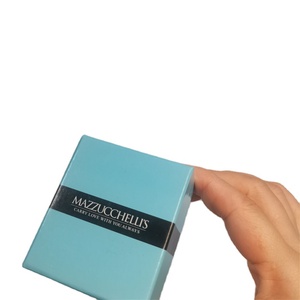 Caja de joyería de lujo de alta calidad, papel de impresión para cajas de anillos, cajas de regalo, embalaje para joyería. - Product Image 1