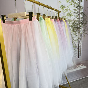 تنانير باليه شبكية متدرجة طويلة من 4 طبقات لعام 2024، أحدث صيحات ملابس تدريب الرقص والأكثر مبيعاً - Product Image 1