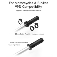 Poignées chauffantes pour moto, 5 niveaux de température, chauffe rapide en 20 secondes, directement de l'usine, chauffe-mains électriques pour guidon
