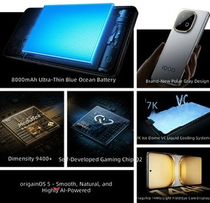 ลดราคาสุดคุ้ม VIVO iQOO Z10 Turbo+ ชิปเกมมิ่ง Dimensity 9400+ Q2 แบตเตอรี่ 8000mAh หน้าจอถนอมสายตา 144Hz 2000nits ระบบระบายความร้อน 7K VC Liquid Cooling - Product Image 5
