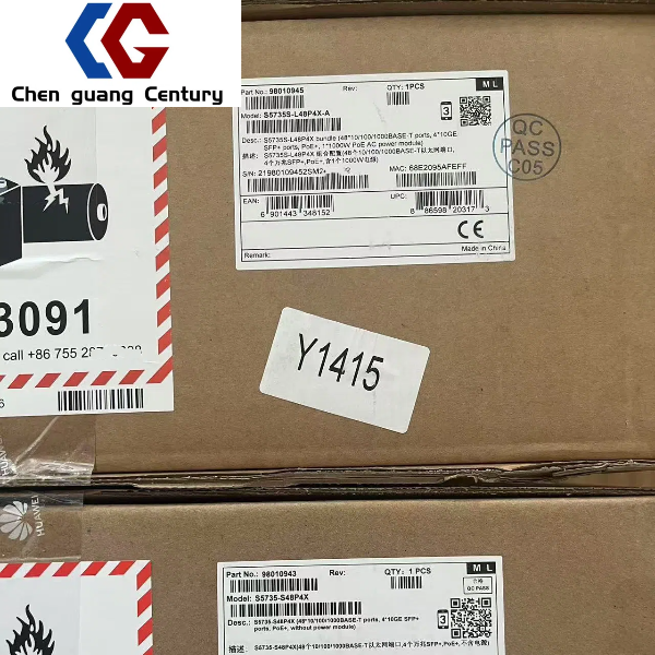 In Stock S5732-H24S6Q 24x1GE/100M, 4x25GE SFP28, 2x100GE QSFP28 Switch