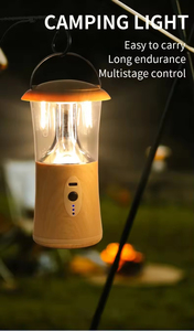 Nouvelle lanterne de camping portable rechargeable en tungstène à 12 LED avec 3 modes pour la randonnée en plein air, les tentes et les lampes suspendues - Product Image 6