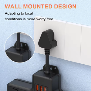 멀티 플러그 연장 콘센트, 범용 전기 서지 보호기, USB 포트가 있는 전원 스트립 - Product Image 3