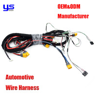 Faisceau de câbles principal automobile personnalisé pour moto, automobile, adaptateur de connecteur en aluminium, connecteur pour véhicule électrique, voiture à essence, usine OEM