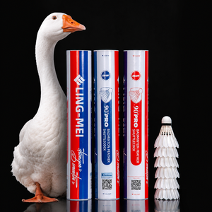 Pluma de bádminton de competición, estilo tradicional, Lingmei 90pro, aprobada por la BWF (Federación Mundial de Bádminton) - Product Image 6