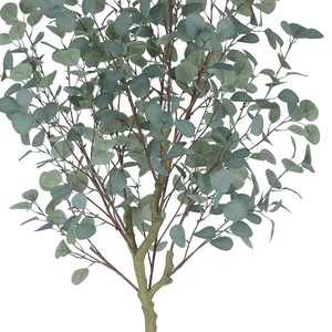 Vente en gros Arbre décoratif vert artificiel Arbre d'eucalyptus 180cm de haut Banyan Plante pour extérieur intérieur - Product Image 5