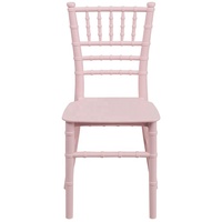 Chaise Chiavari empilable en plastique durable pour enfants, idéale pour la restauration hôtelière
