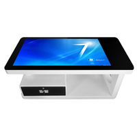 Café et table de jeu intelligents à écran LCD interactif étanche multi-touch de 43 pouces pour équipement publicitaire de centre commercial et de restaurant