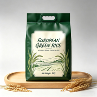 Sacs en plastique personnalisés de qualité alimentaire pour riz 5 kg 10 kg, sacs à fermeture éclair vides pour riz, sacs en Mylar PP pour 1 kg de riz, sacs en nylon pour l'emballage