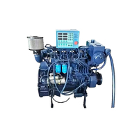 Nouveau moteur diesel marin Weichai Wp4 à 4 temps refroidi par eau, 4 cylindres, hors-bord, 55/60/65/70/80/82/85/90/100/115 ch