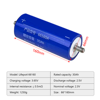 Cellule de batterie cylindrique LTO 2,3 V à haut débit de décharge, cellule de batterie au titanate de lithium LTO 2,3 V YINGLONG 30AH 35AH 40AH 45AH