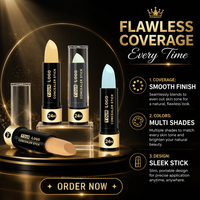 Étiquettes personnalisées, stick correcteur minéral longue durée, couvrance 24H, maquillage