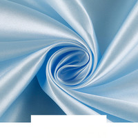 Tissu de doublure en soie glacée perlée unie, largeur 150 cm, polyester extensible, tissu satiné solide, doux et dense pour décorations de rideaux de scène