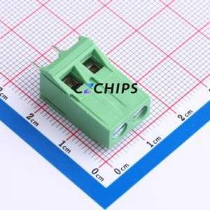 DG635-6.35-02P-14-00A(H) Screw Terminal Block Through hole Component (THT),P=6.35mm Connector 6.35mm Through Hole 2P 1 - Product Image 1