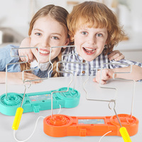 Jouet d'entraînement à la concentration du labyrinthe électromagnétique, puzzle pour enfants à travers la ligne de feu pour briser la ligne de feu sho