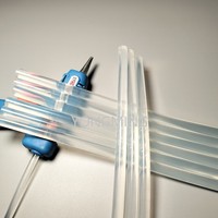 Bâton de colle thermofusible personnalisé Bâton de colle en silicone transparent 7mm 11mm EVA Bois Nouveaux produits Chine Prix d'usine Barre en plastique