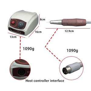 2025J OEM Corée Original Puissant 207B+120 Rouge Micromoteur pour Laboratoire Dentaire, Outils de Polissage de Prothèses, <span class=keywords><strong>Ponceuse</strong></span> Podologique, <span class=keywords><strong>Ponceuse</strong></span> à Ongles pour Manucure et Gel - Product Image 2