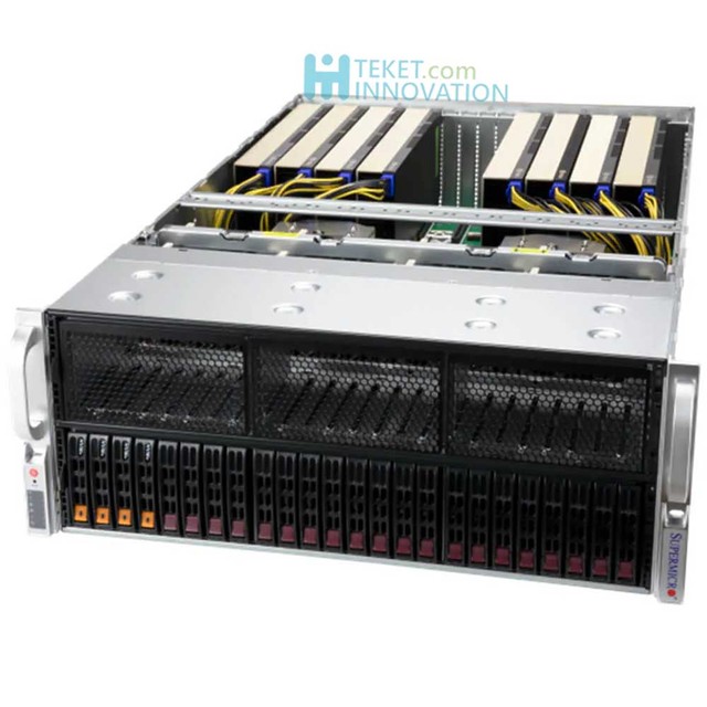 Supermicro SYS-4125GS-TNRT AMD EP-YC 9004 Series Dual Socket SP5 chipset AMD SP5 DDR5 4800MHz S4520 480GB SATA