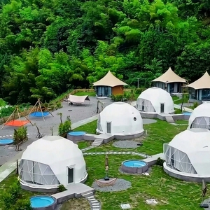 Dôme géodésique de luxe <span class=keywords><strong>en</strong></span> acier écologique, tente de haute qualité, résistante au vent, vue sur les étoiles, maison <span class=keywords><strong>bulle</strong></span> pour vacances <span class=keywords><strong>en</strong></span> bord de lac, séjour à l'hôtel - Product Image 5