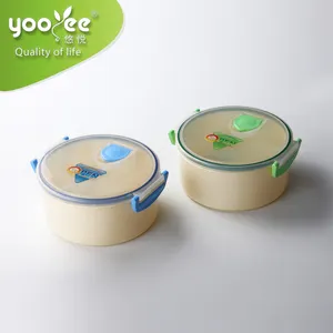 餐食准备容器制造食品级塑料储物盒 & 桶圆形分装餐盒食品包装易于清洁