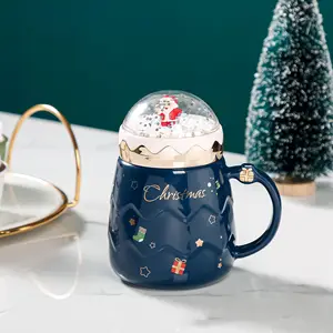 Southwestern CLASSIC Citrouille 15 Oz Feu de camp Grandes tasses en céramique Tasse à café Tasse de Noël Coffret cadeau