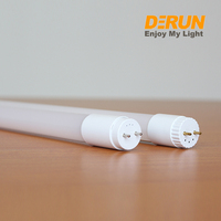 Tube LED en plastique PC Nano T8 G13 60cm 120cm Rond Linéaire 9W 18W 165-265V Lampe à 2 broches, LTL-T8PL