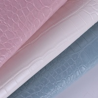 Simili cuir PVC à motif crocodile, épaisseur 1,1 mm, largeur 137 cm, cuir synthétique gaufré pour sacs à main, sacs fourre-tout
