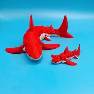<span class=keywords><strong>Juguete</strong></span> <span class=keywords><strong>de</strong></span> Tiburón Realista Impreso en 3D, <span class=keywords><strong>de</strong></span> Plástico y Móvil, Modelo <span class=keywords><strong>de</strong></span> Animal Marino <span class=keywords><strong>de</strong></span> Tiburón con Dientes Gigantes para Maternidad - Product Image 6