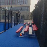 Gradins de football et de padel de qualité supérieure, sièges de stade portables, gradins temporaires mobiles, gradins en aluminium à 3 rangées