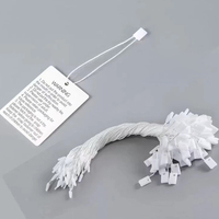 Cordon de suspension universel personnalisé en gros pour étiquettes de prix en plastique pour bijoux, robes et vêtements