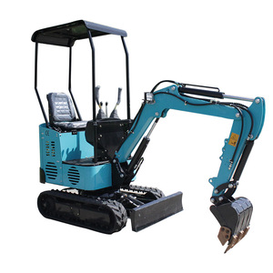 Mini-excavatrice EZ-12 Blue Crawler compacte et économe en énergie pour petits projets de construction - Product Image 4