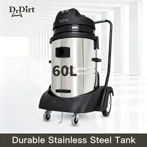 <span class=keywords><strong>Aspirateur</strong></span> industriel humide et sec haute puissance à double moteur en acier inoxydable pour le nettoyage de la poussière et des saletés grossières - Product Image 4