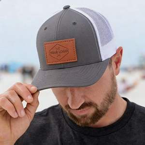 Vietnam Low Moq Golf Dad Trucker parche personalizado Snapback malla deportes gorra de béisbol 6 paneles liso gris espuma adulto sombreros sombrero - Product Image 1