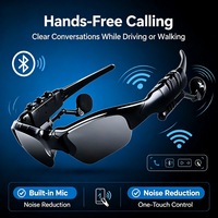 Lunettes de soleil intelligentes avec microphone Bluetooth, verres polarisés, écouteurs sans fil portables, lunettes de soleil de sport